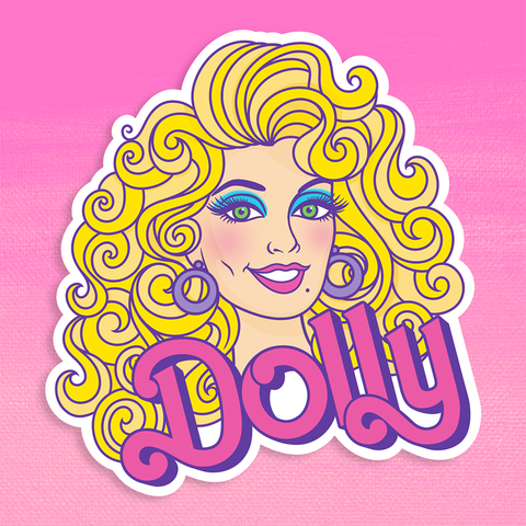 BIG Dolly Vinyl Sticker