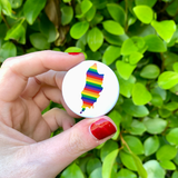 Manx Pride button badge