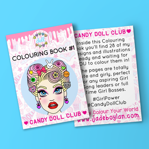 Candy Doll Club Colouring Book #1