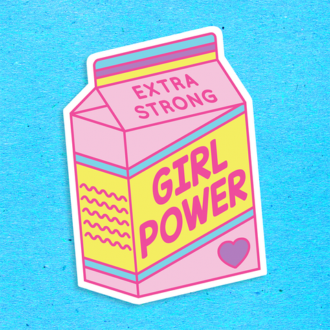 BIG Girl Power Vinyl Sticker