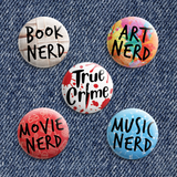 Nerdy Button Badges