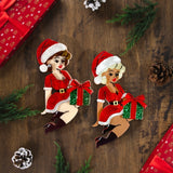 Christmas Belle Brooch