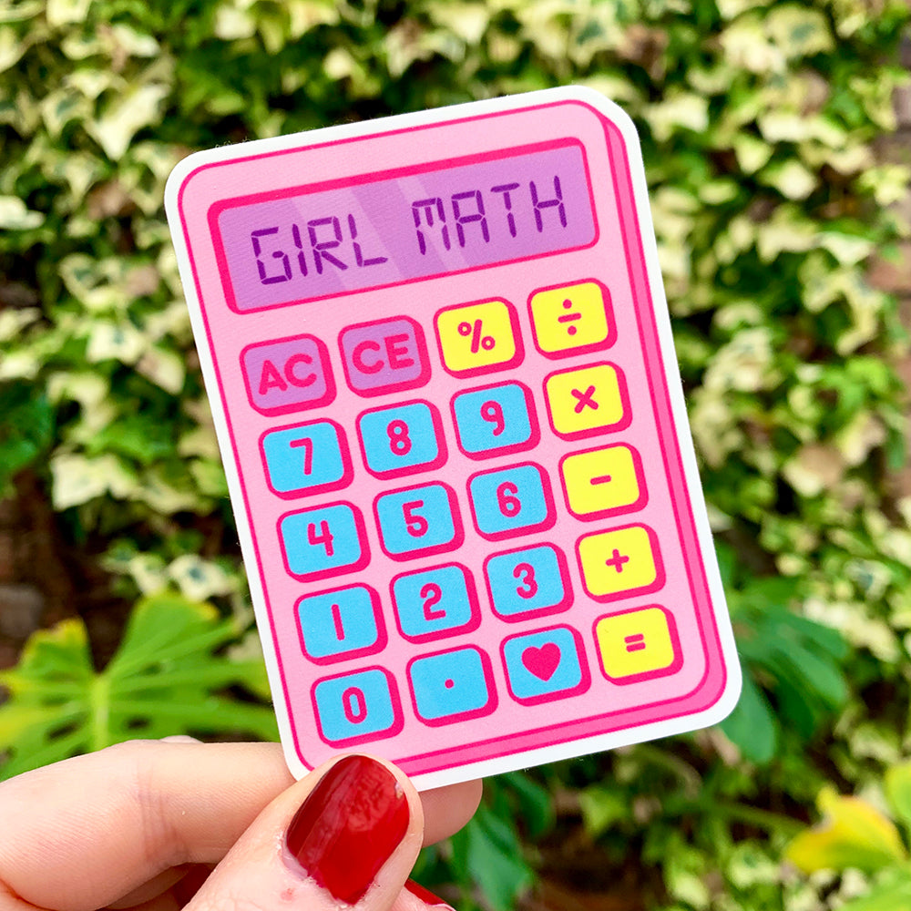 BIG Girl Math Sticker – Candy Doll Club