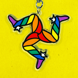 BIG Manx Pride Keyrings