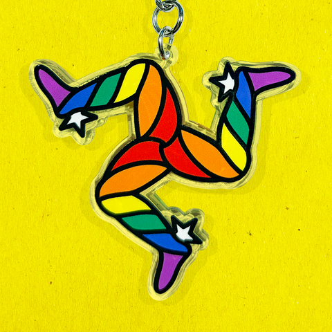 Manx Pride Keyrings