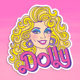 BIG Dolly Vinyl Sticker