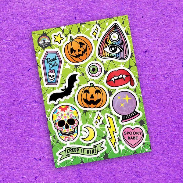 Spooky Sticker Sheet