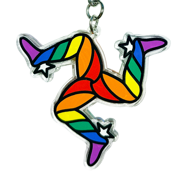 BIG Manx Pride Keyrings