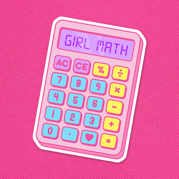 BIG Girl Math Sticker