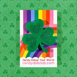 Glitter Shamrocks St Patrick's Day