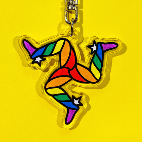 Manx Pride Keyrings