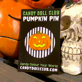 Glitter Pumpkin Pins