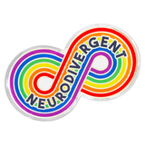Neurodivergent Acrylic Pin