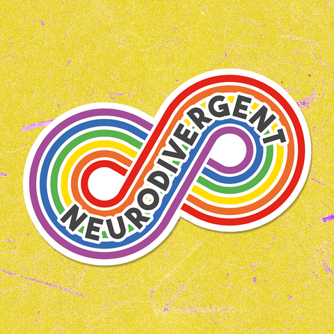 BIG Neurodivergent Vinyl Sticker