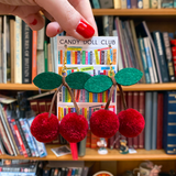 Cherry pom Earrings