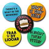 Manx Button Badges