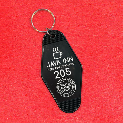 Java Inn Coffee Motel Keyrings