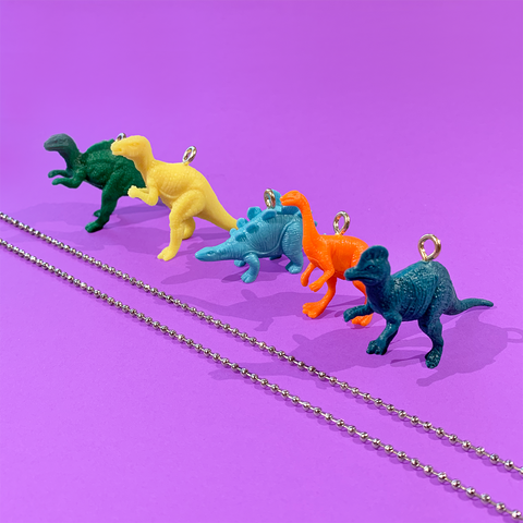 Toy Dinosaur Necklaces Lucky Dip