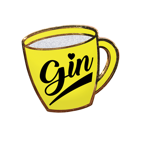 Gin Cup Hard Enamel Pin