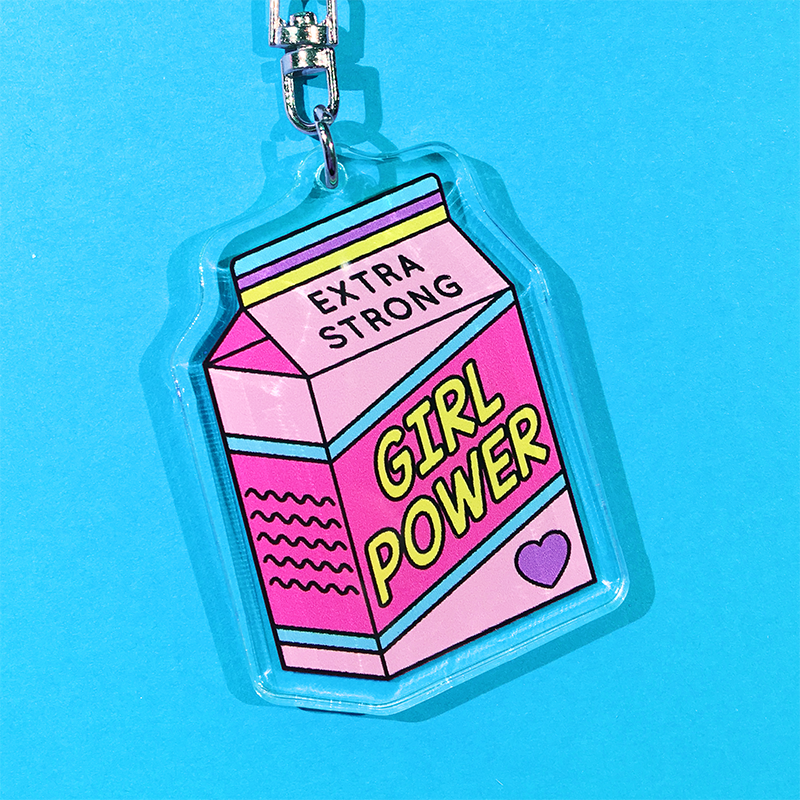 Girl Power Keyrings – Candy Doll Club