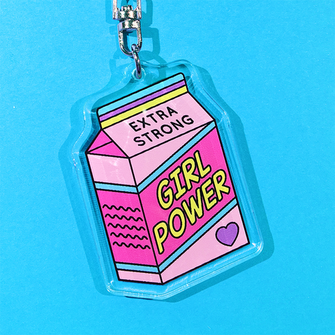 Girl Power Keyrings