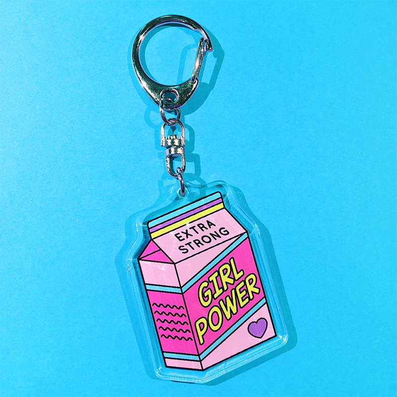 Girl Power Keyrings – Candy Doll Club