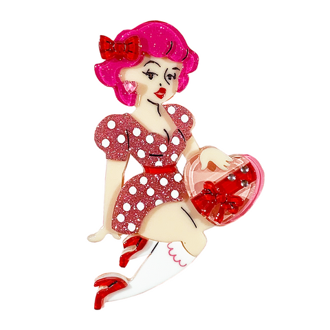 Valentine Belle Brooch