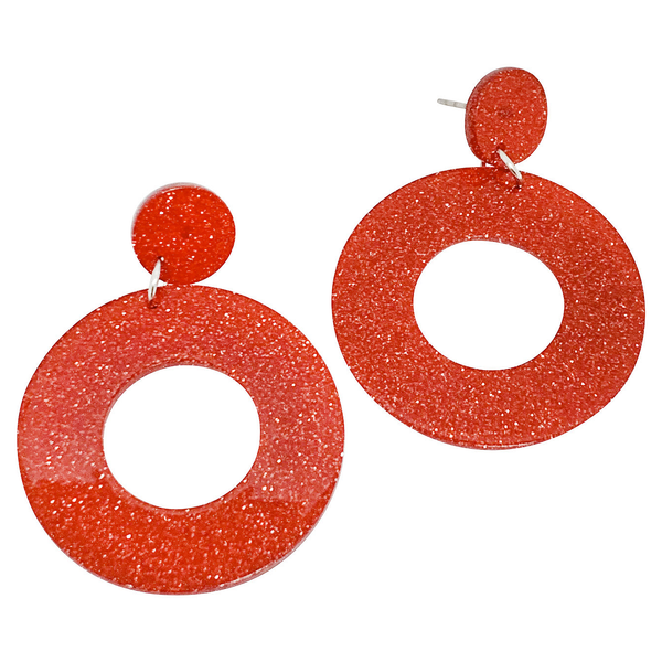 Retro Hoop Earrings