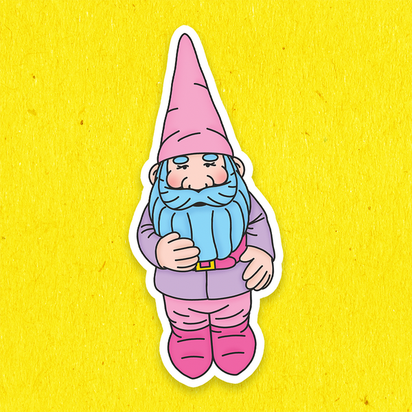 BIG Garden Gnome Vinyl Stickers