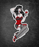 GIANT Spooky Pinup Vinyl Stickers