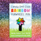 Spinning Pinwheel Pin