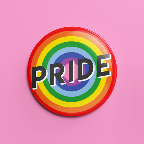 Pride button badge