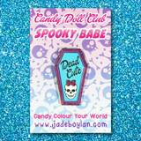 Spooky Babe Sparkle Pin