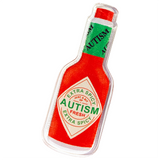 Spicy Autism Acrylic Pin
