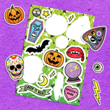 Spooky Sticker Sheet