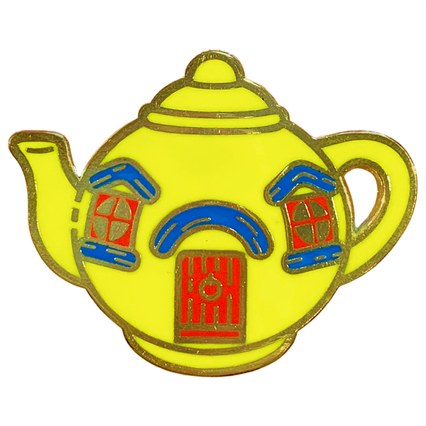 Big Yellow Teapot Pin